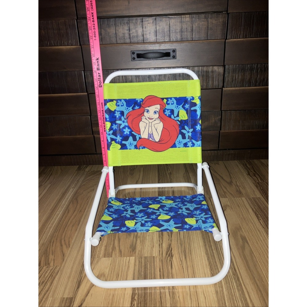 Vintage 90S Disney Little Mermaid Beach Chair Folding Chair Rare New